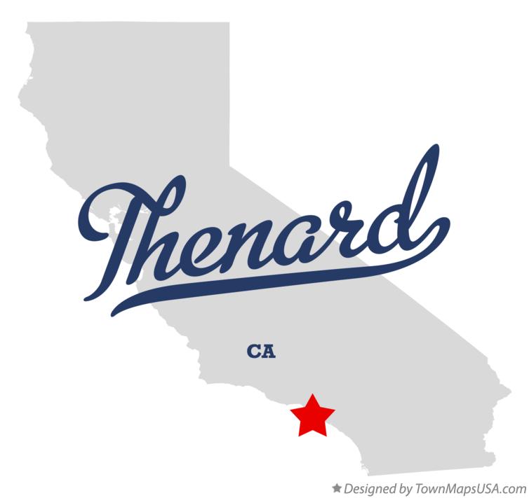 Map of Thenard California CA