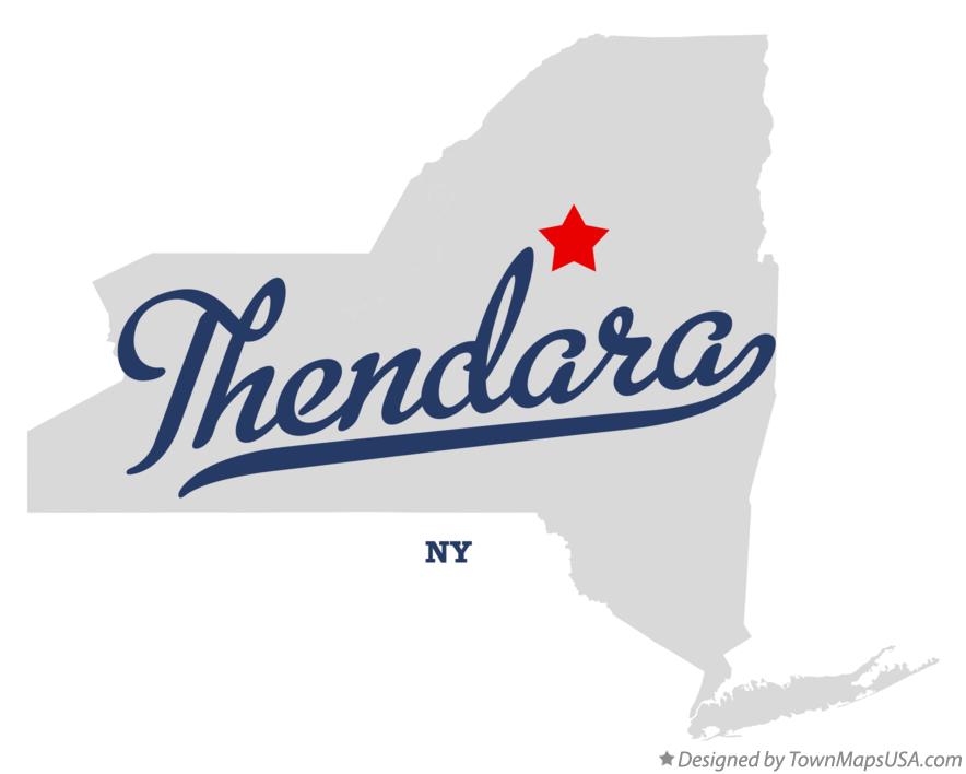 Map of Thendara New York NY