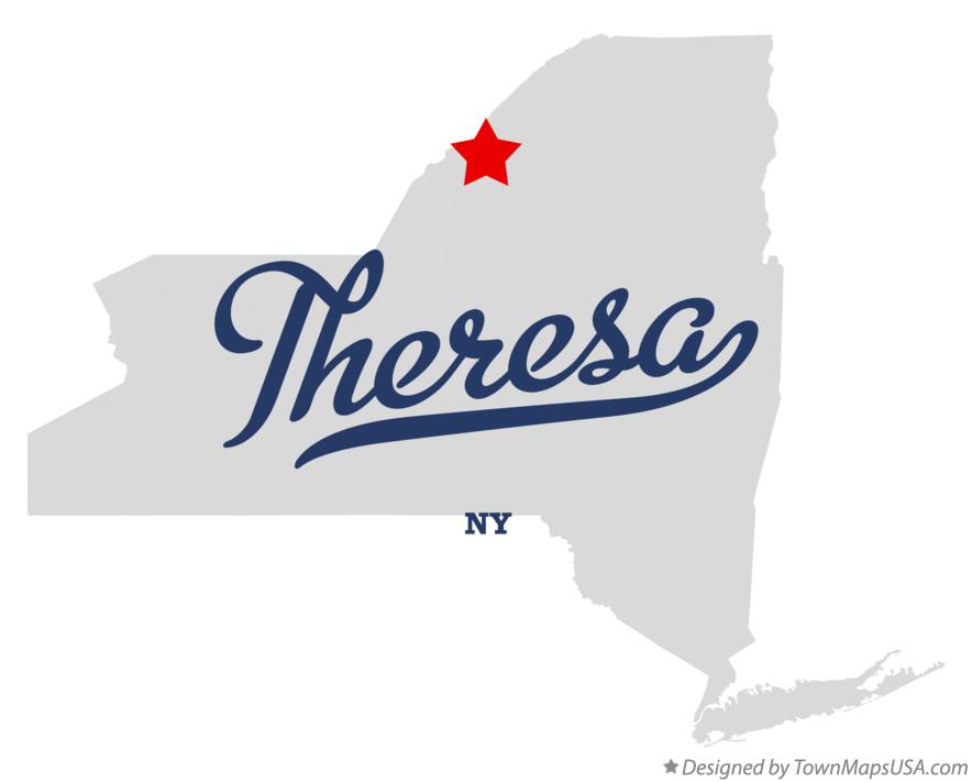 Map of Theresa New York NY