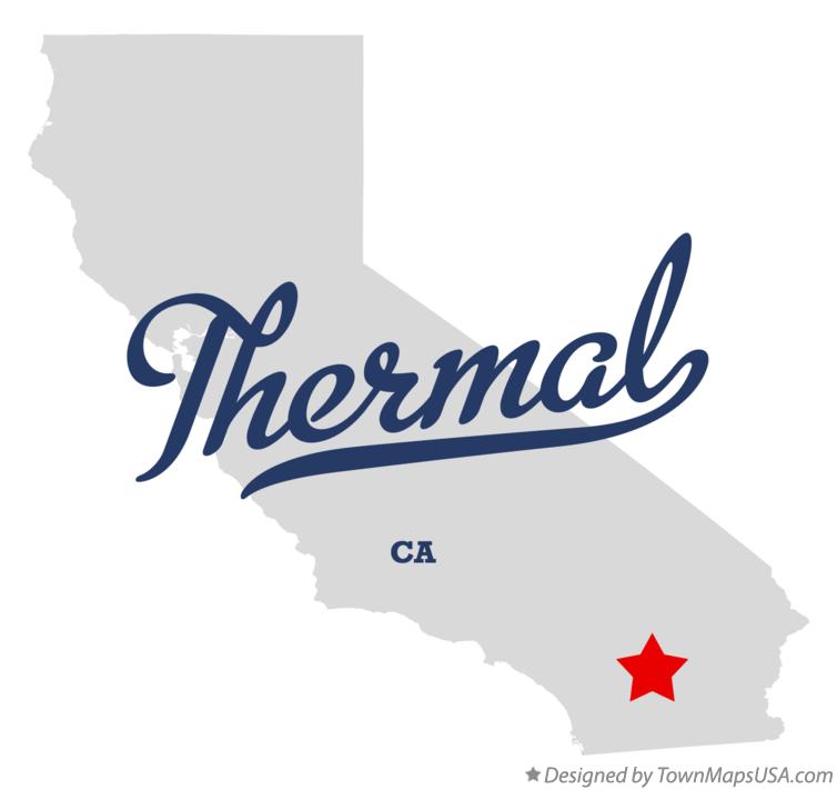 Map of Thermal California CA