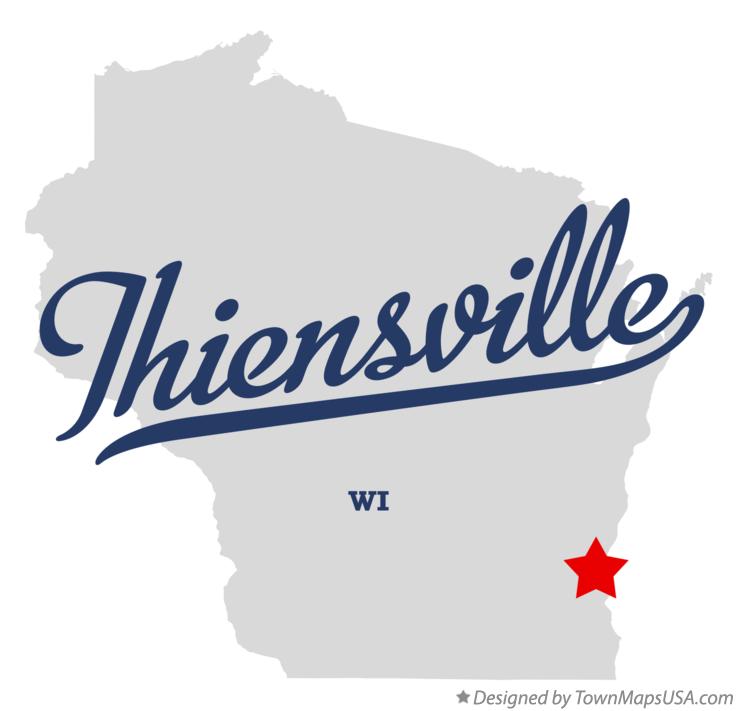 Map of Thiensville Wisconsin WI