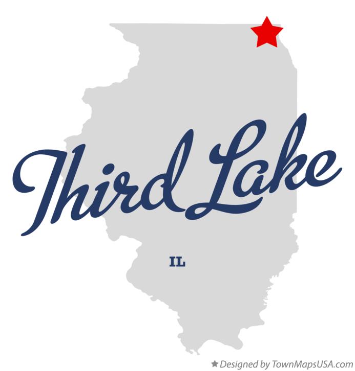 Map of Third Lake Illinois IL