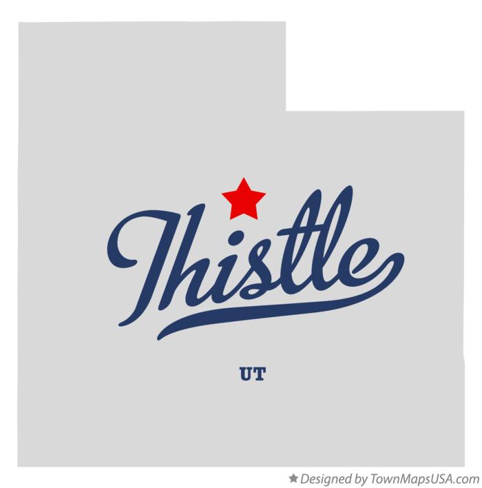 Map of Thistle Utah UT