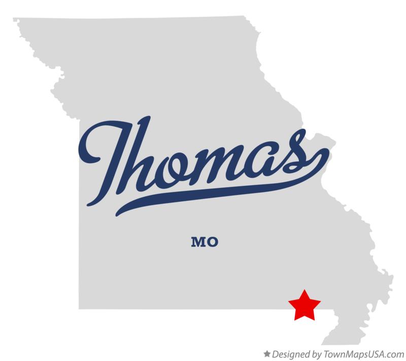 Map of Thomas Missouri MO
