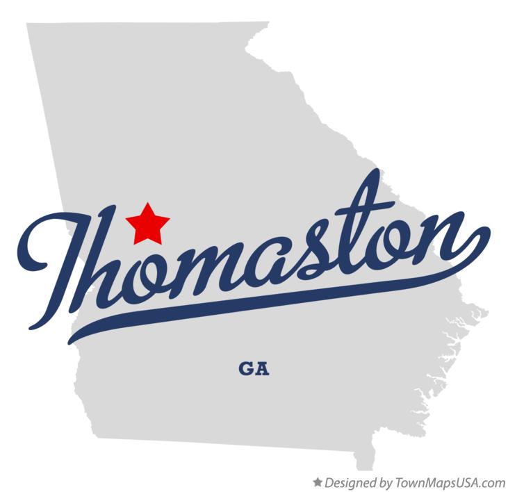 Map of Thomaston Georgia GA