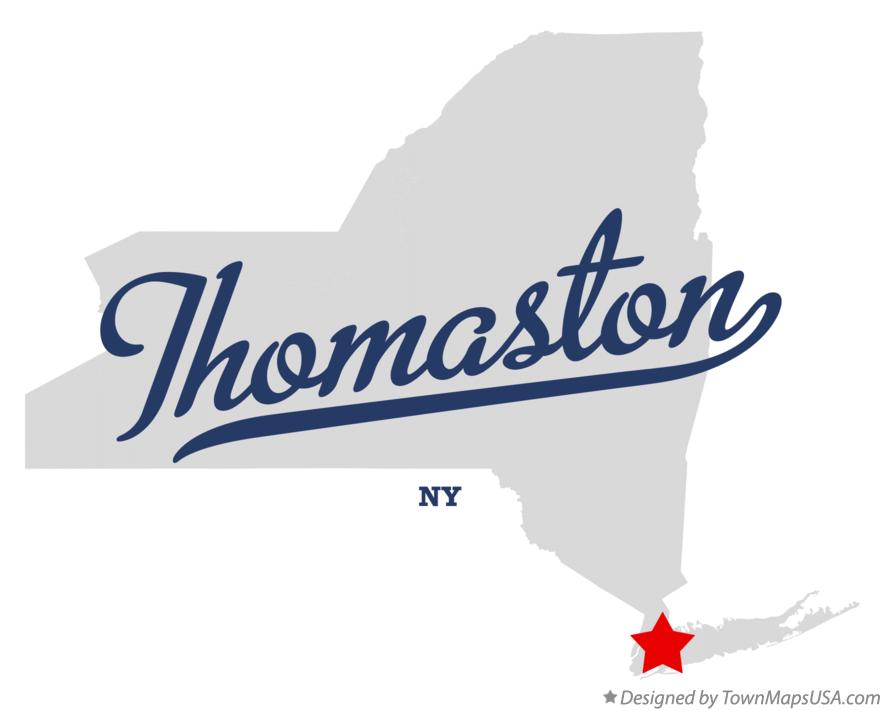 Map of Thomaston New York NY