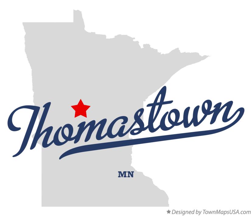 Map of Thomastown Minnesota MN