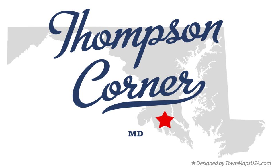 Map of Thompson Corner Maryland MD