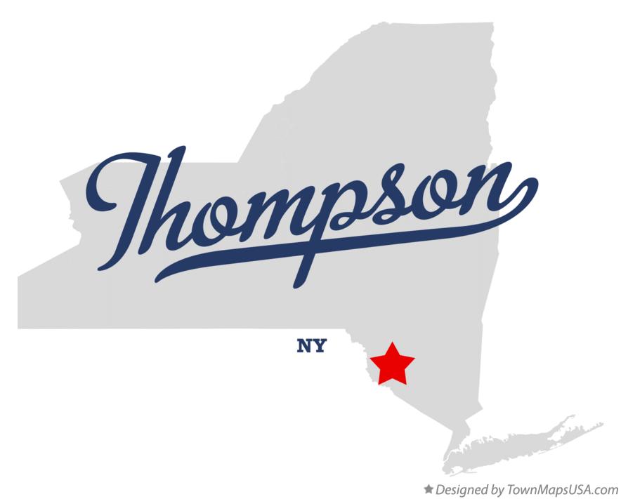 Map of Thompson New York NY