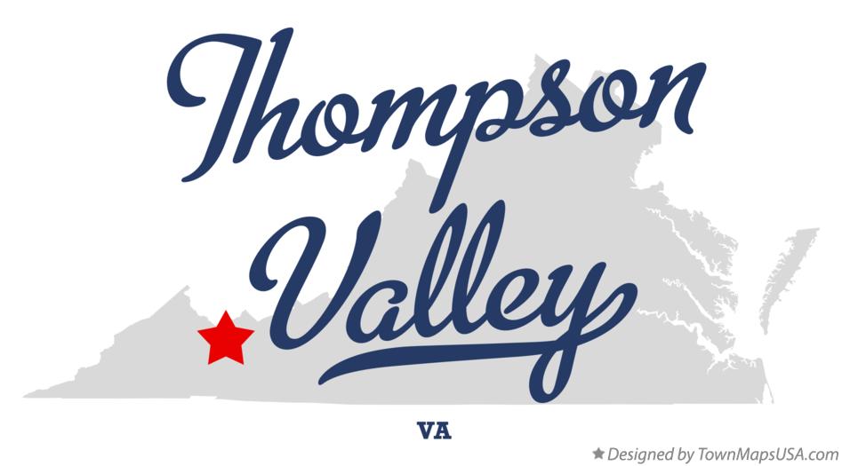 Map of Thompson Valley Virginia VA