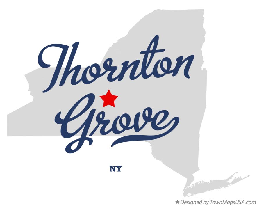Map of Thornton Grove New York NY
