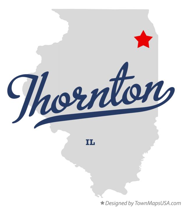 Map of Thornton Illinois IL
