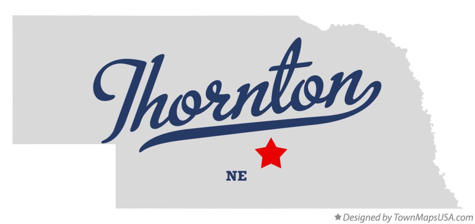 Map of Thornton Nebraska NE