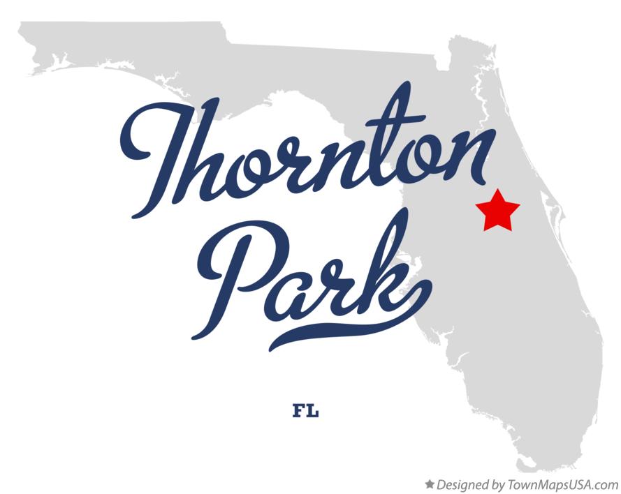 Map of Thornton Park Florida FL