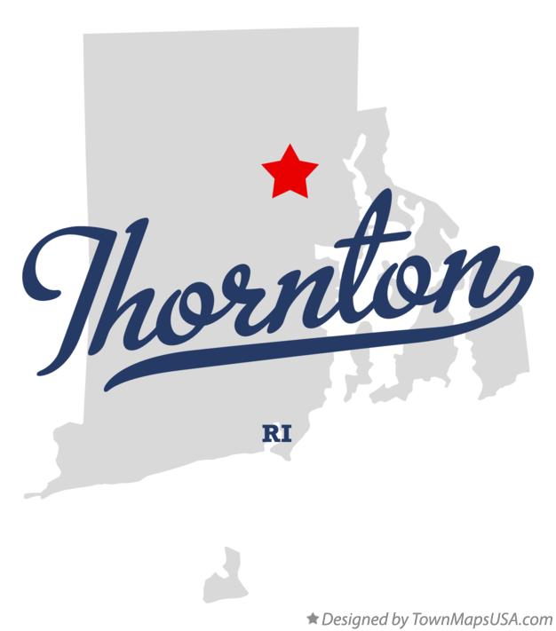 Map of Thornton Rhode Island RI
