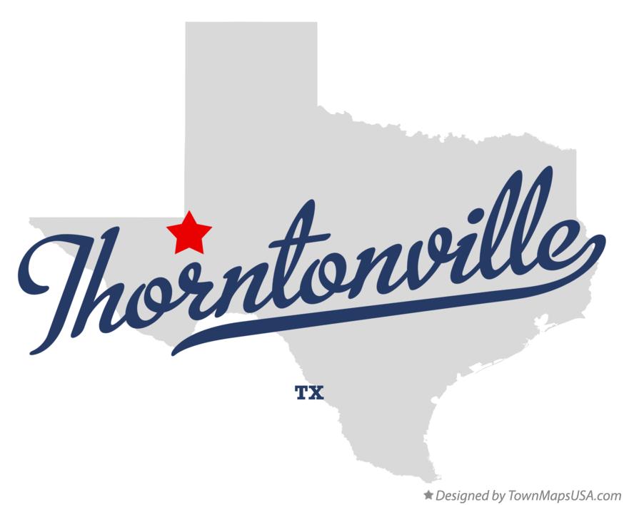 Map of Thorntonville Texas TX