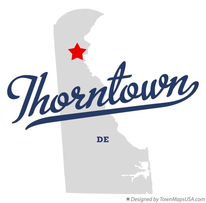 Map of Thorntown Delaware DE
