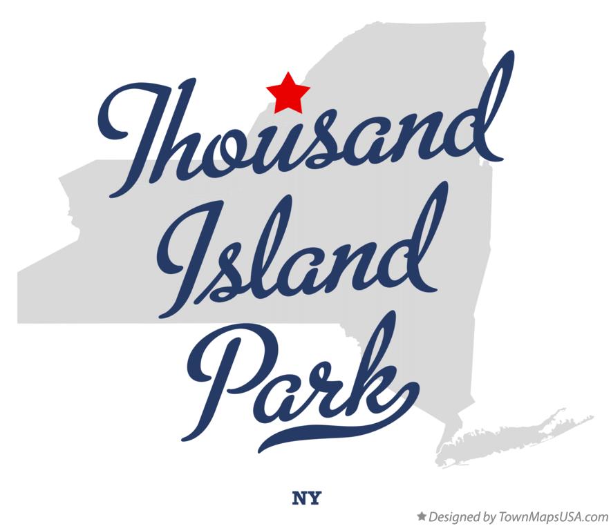 Map of Thousand Island Park New York NY