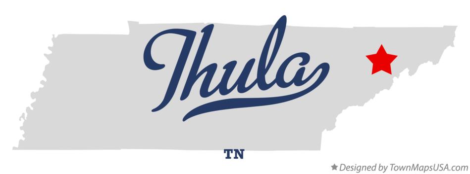 Map of Thula Tennessee TN