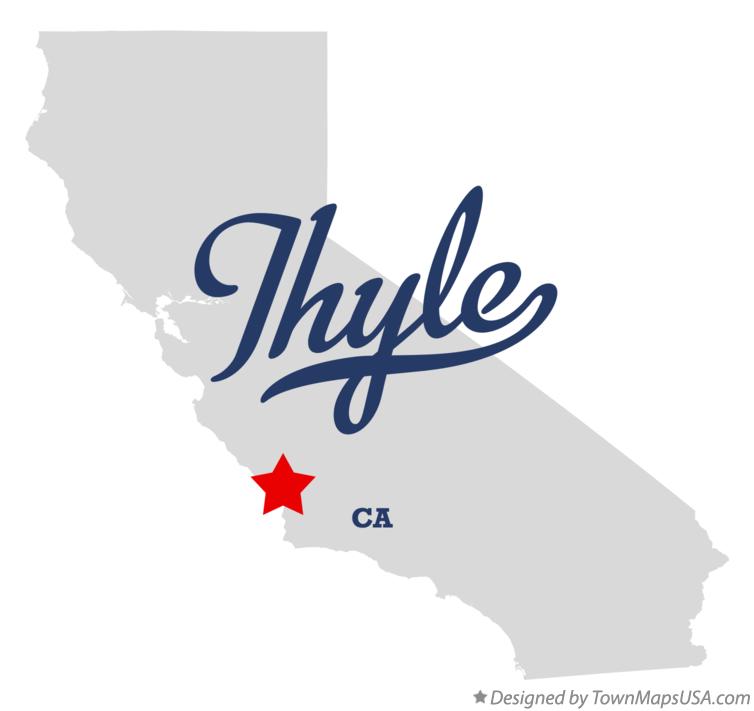Map of Thyle California CA