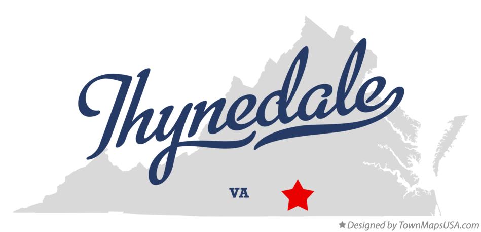 Map of Thynedale Virginia VA