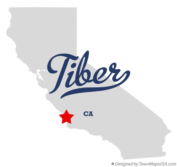 Map of Tiber California CA