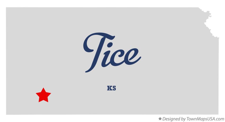 Map of Tice Kansas KS