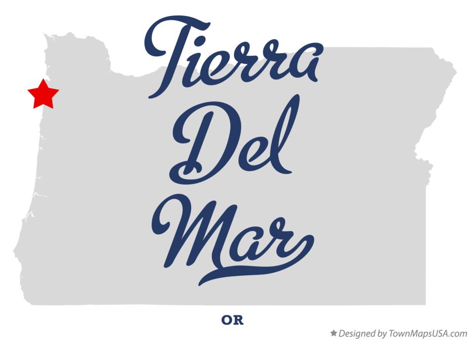 Map of Tierra Del Mar Oregon OR