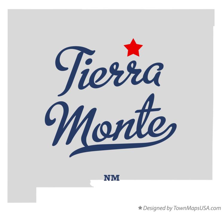 Map of Tierra Monte New Mexico NM