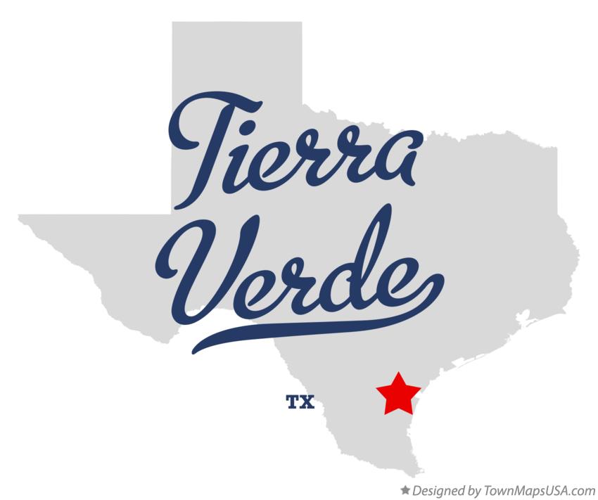 Map of Tierra Verde Texas TX