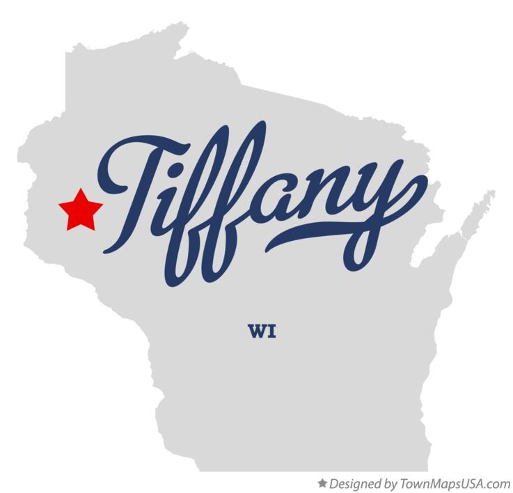 Map of Tiffany Wisconsin WI