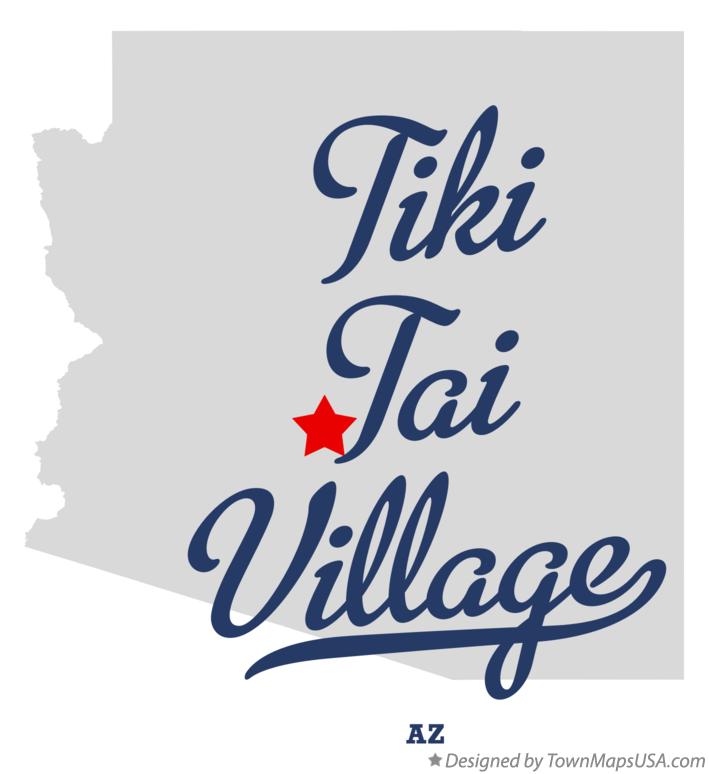 Map of Tiki Tai Village Arizona AZ