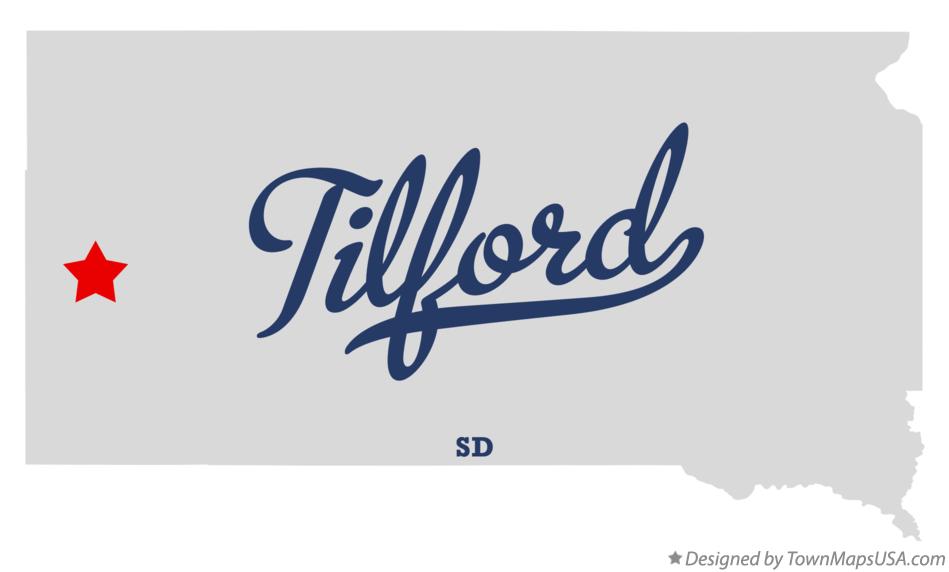 Map of Tilford South Dakota SD