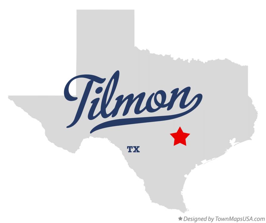 Map of Tilmon Texas TX
