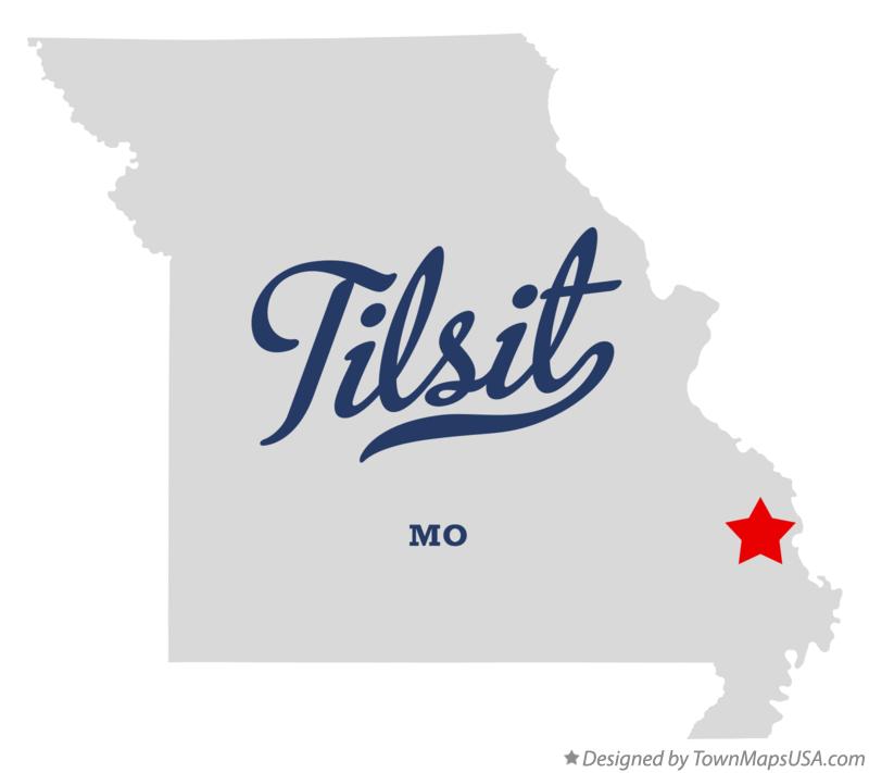 Map of Tilsit Missouri MO