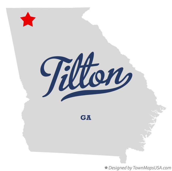 Map of Tilton Georgia GA