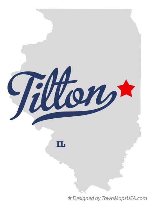 Map of Tilton Illinois IL
