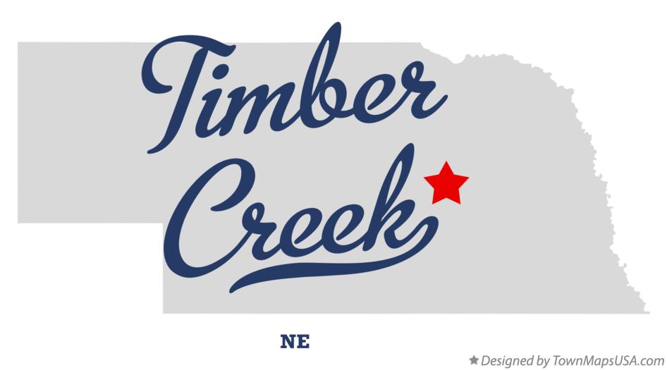 Map of Timber Creek Nebraska NE