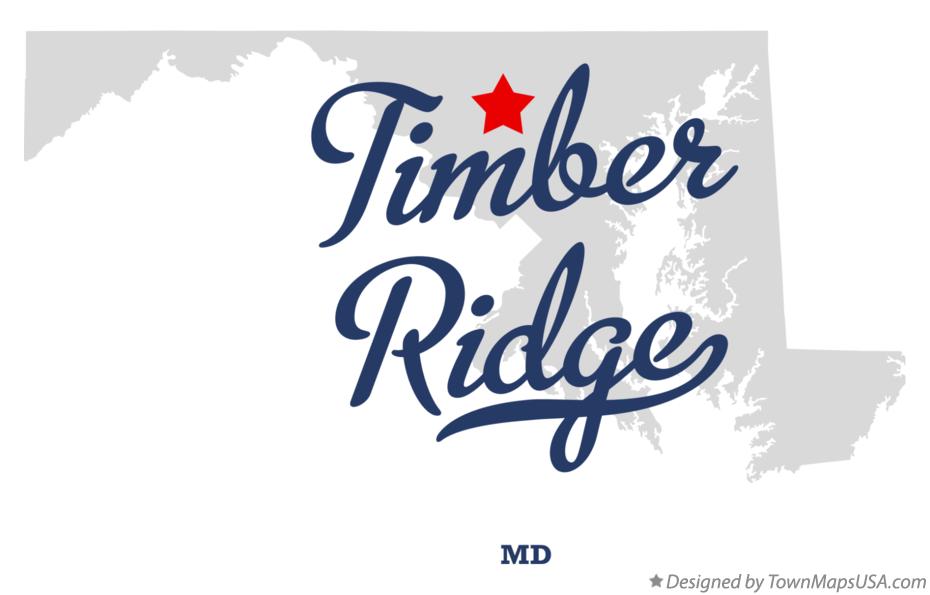 Map of Timber Ridge Maryland MD