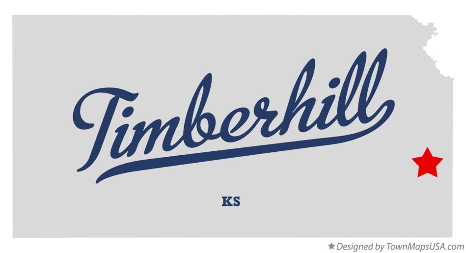 Map of Timberhill Kansas KS