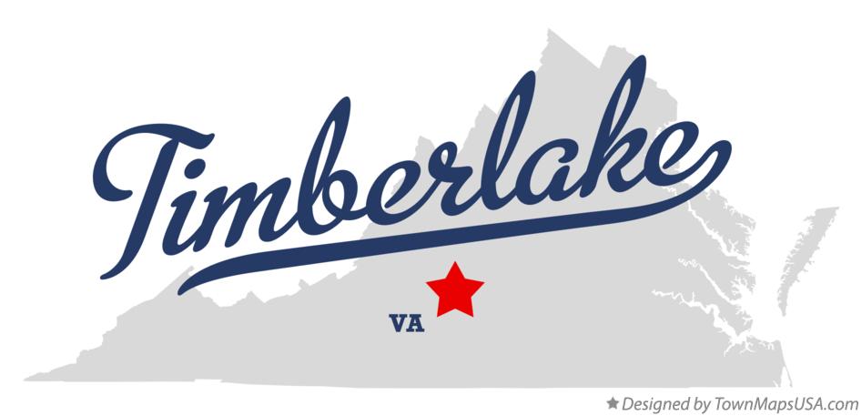 Map of Timberlake Virginia VA
