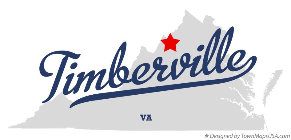 Map of Timberville Virginia VA