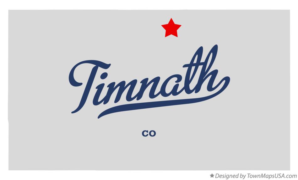 Map of Timnath Colorado CO