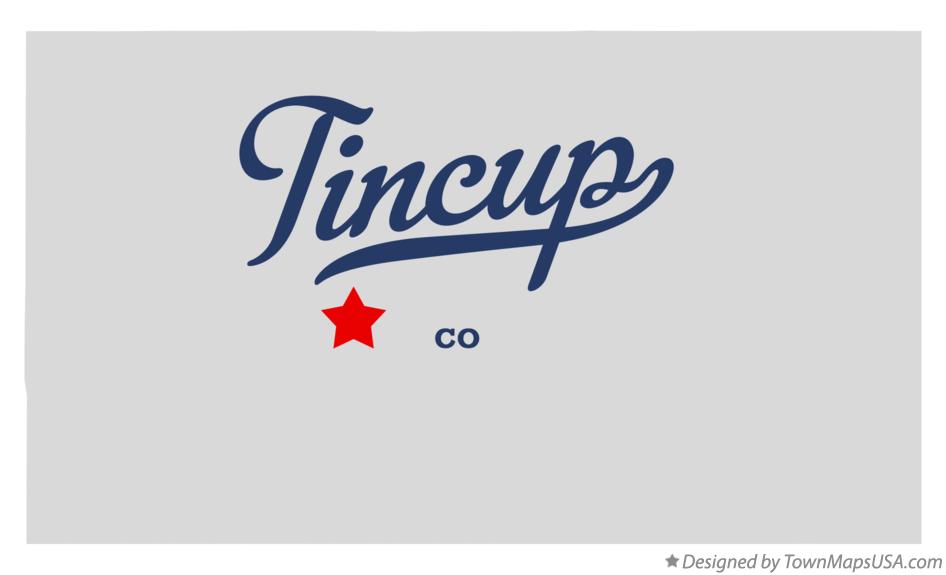 Map of Tincup Colorado CO