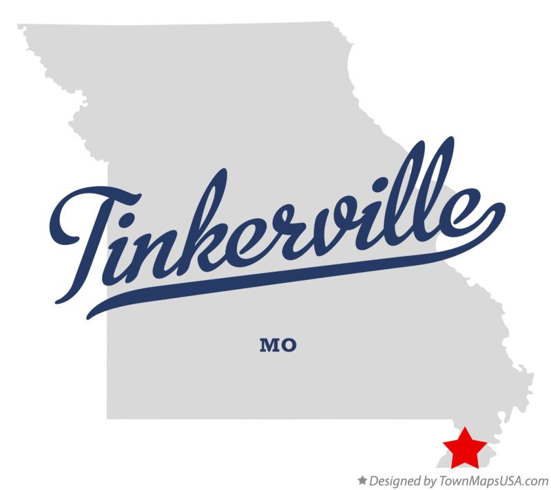 Map of Tinkerville Missouri MO