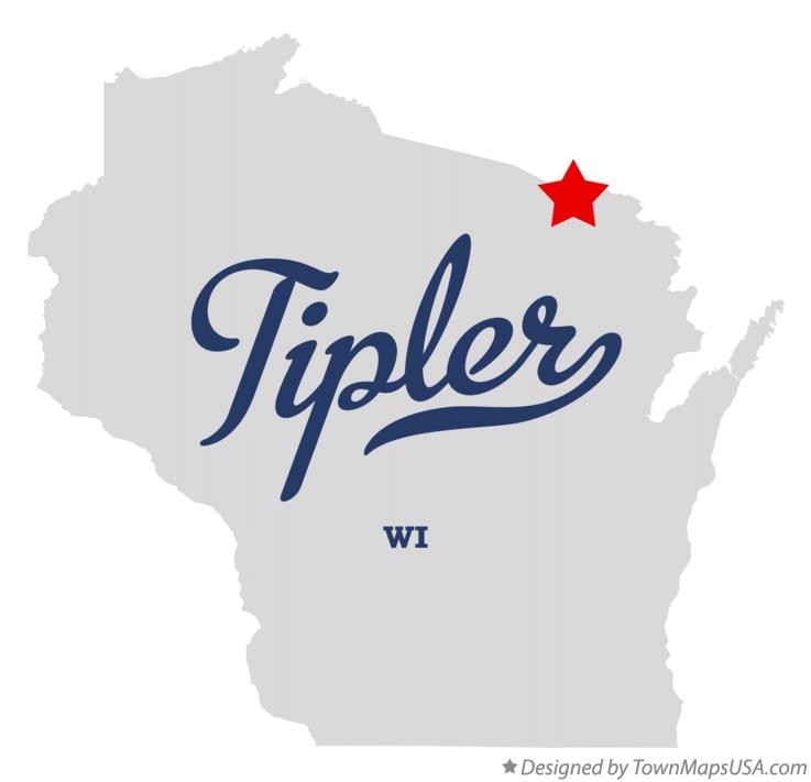 Map of Tipler Wisconsin WI