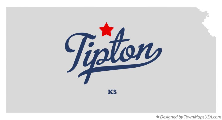 Map of Tipton Kansas KS