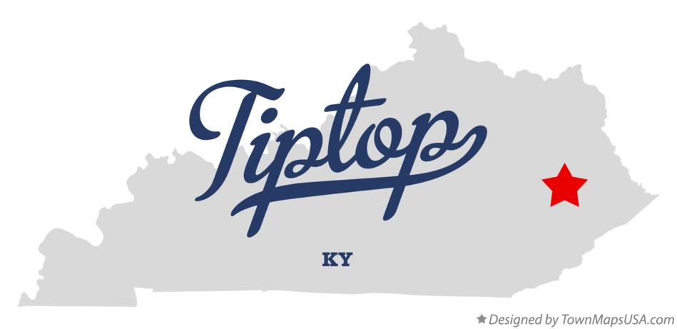 Map of Tiptop Kentucky KY