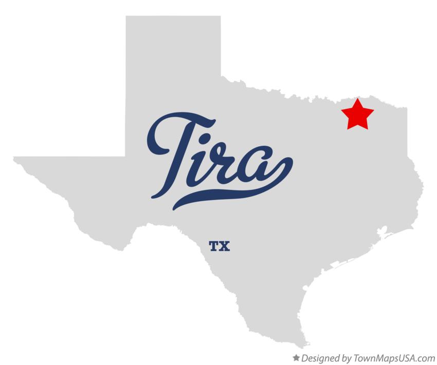 Map of Tira Texas TX
