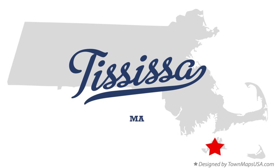 Map of Tississa Massachusetts MA